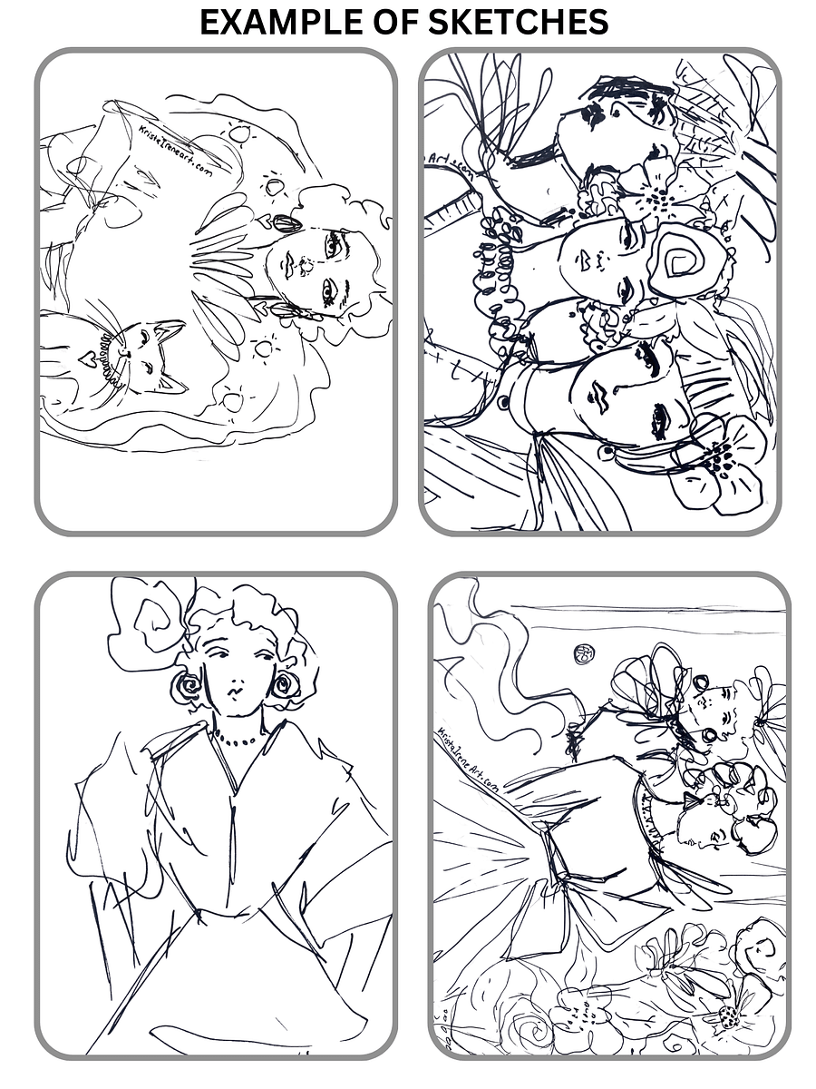Happy Friendship Sketches - (Downloadable/Printable eBooklet) product image (2)