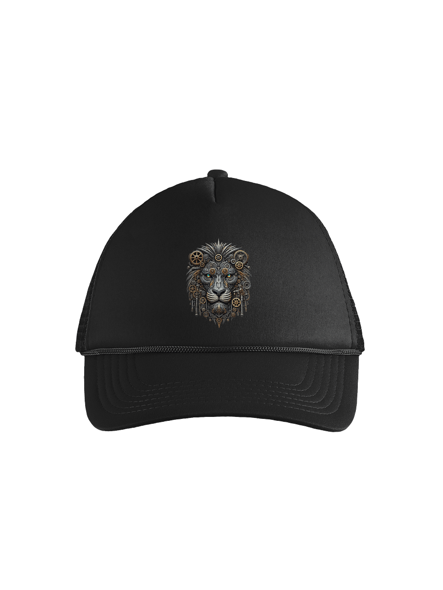 Steampunk Mechanical Lion Foam Trucker Hat product image (1)