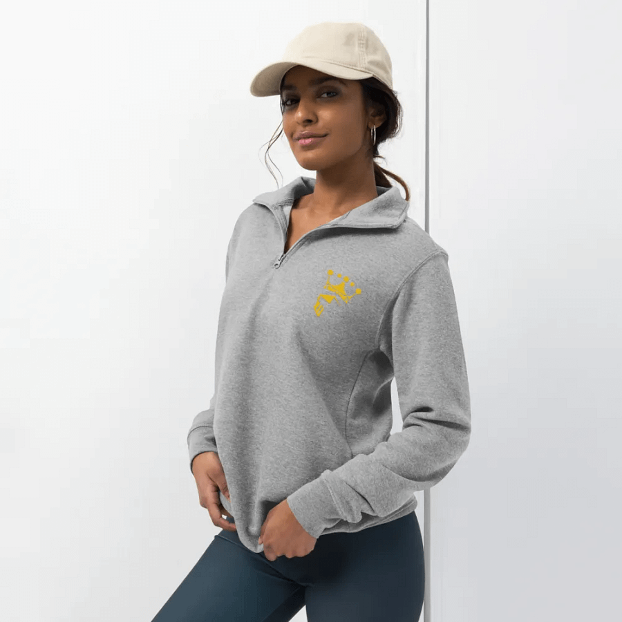 King and crown embroider Fleece Pullover 1/4 zip product image (9)