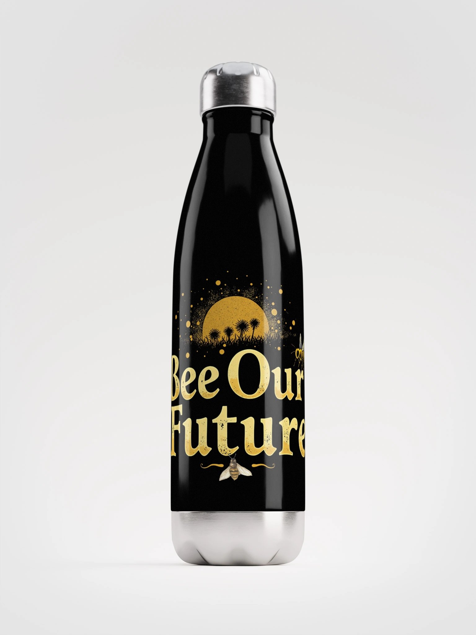 Nature's Buzz Stainless Steel Water Bottle product image (1)