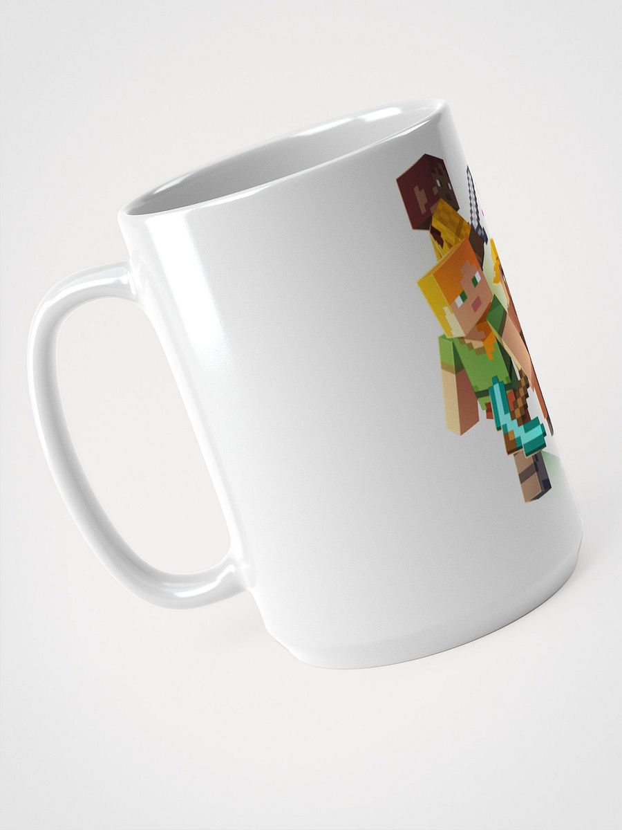 Minecraft White Glossy Mug product image (3)