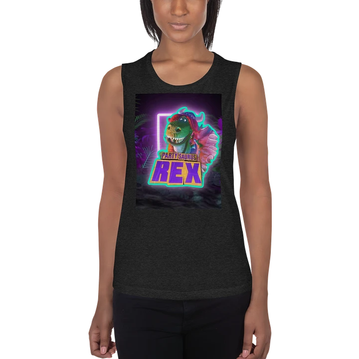 Partysaurus Rex Neon Tank product image (1)