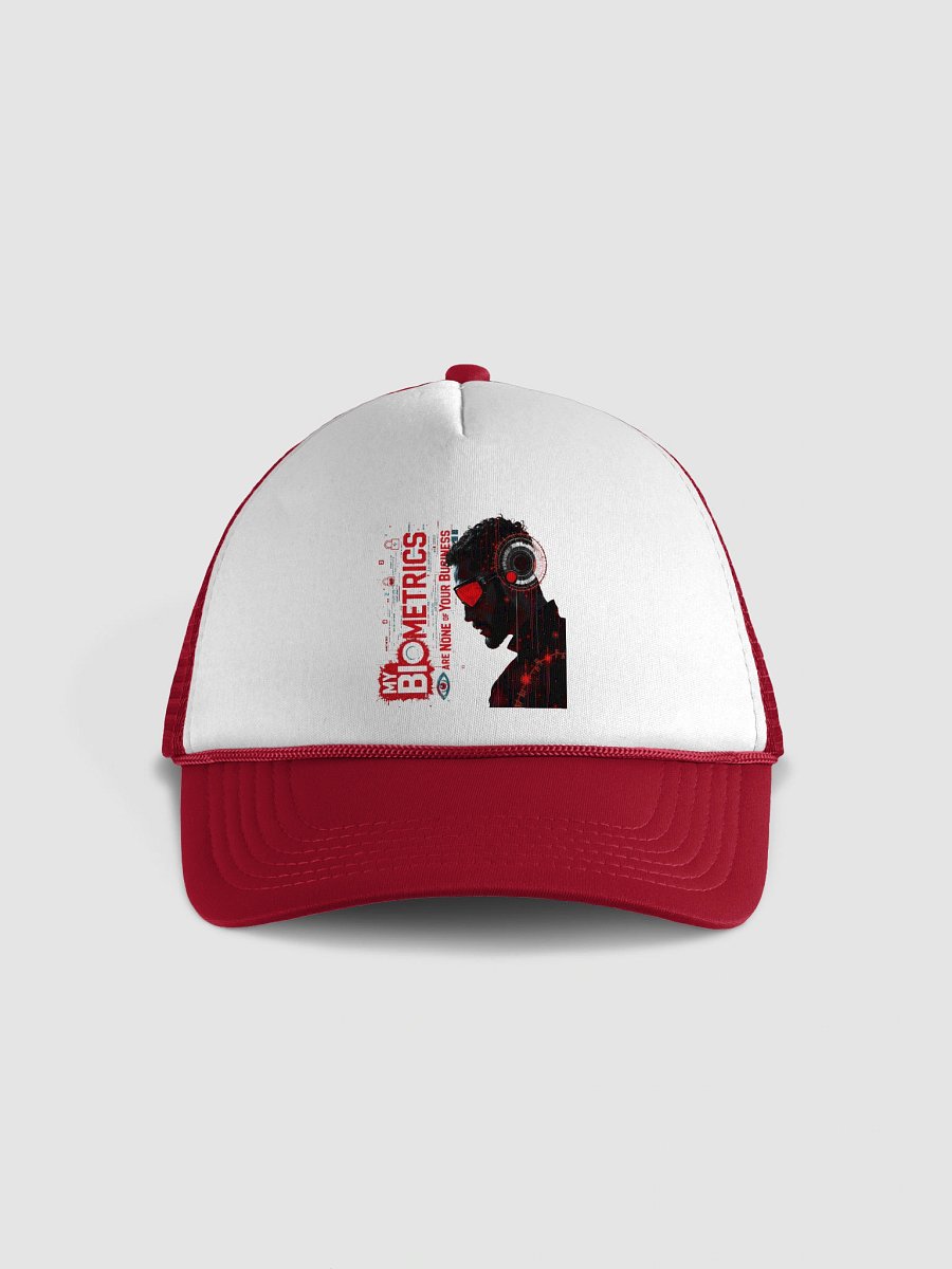 KLERIK Original Foam Trucker Hat - My Biometrics Are None Of Your Business product image (2)