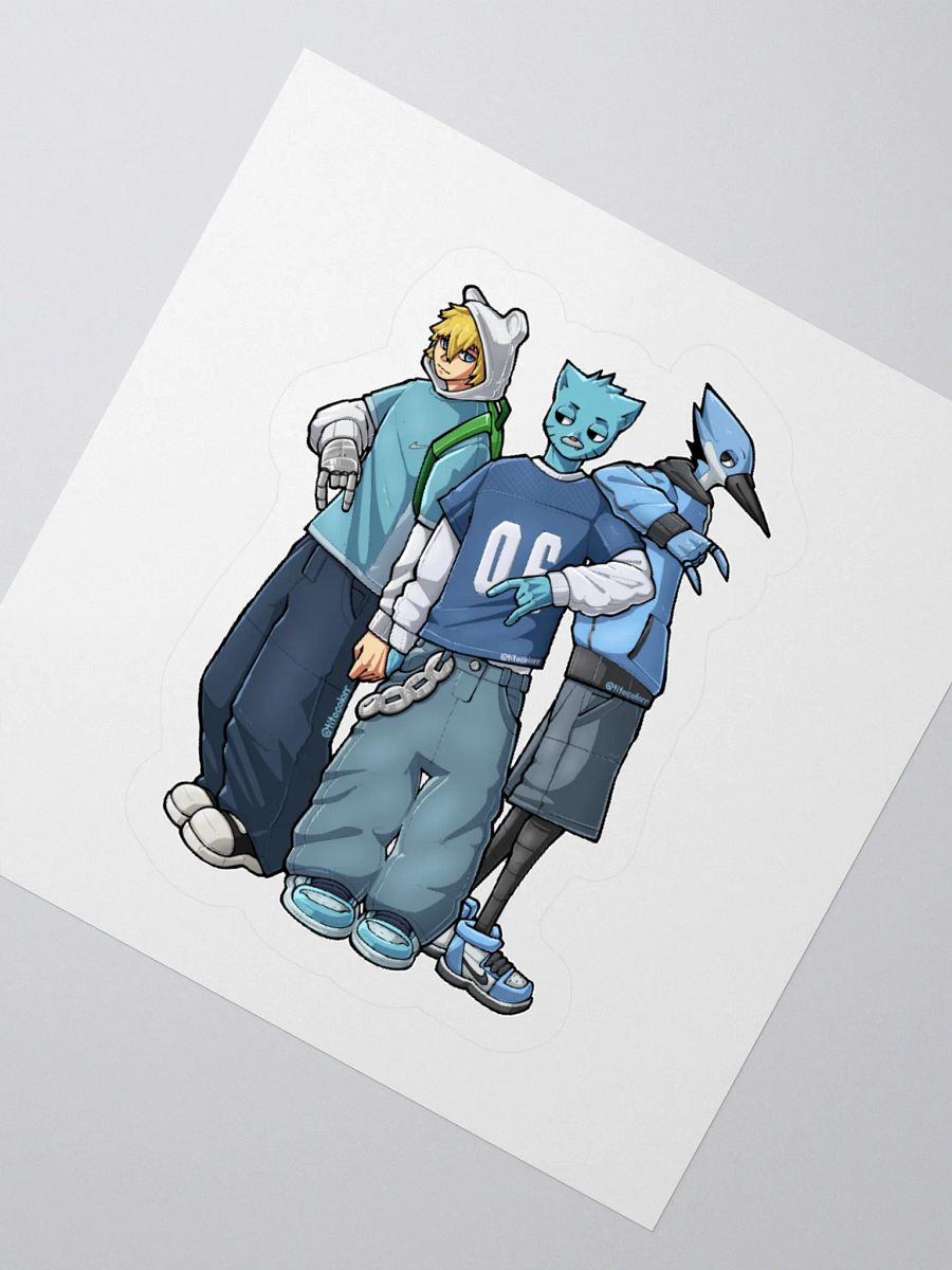 TEAM LIGHT BLUE STICKER product image (6)