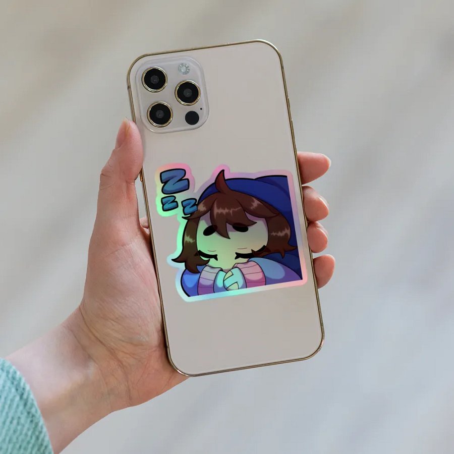Wolfy Eepy Holo Sticker product image (6)