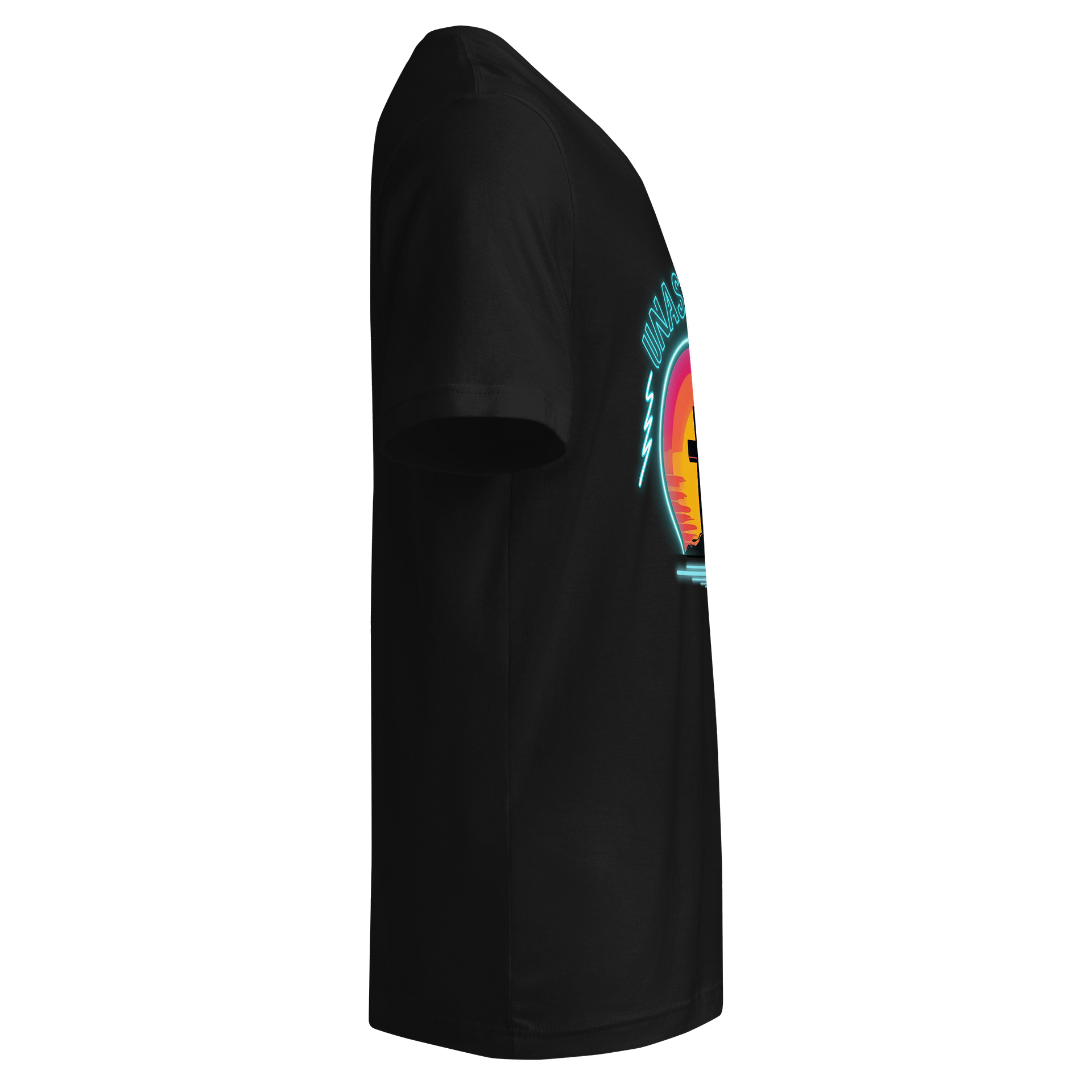 Unashamed Neon Cross V-Neck T-Shirt - Unisex Bella + Canvas fit product image (6)