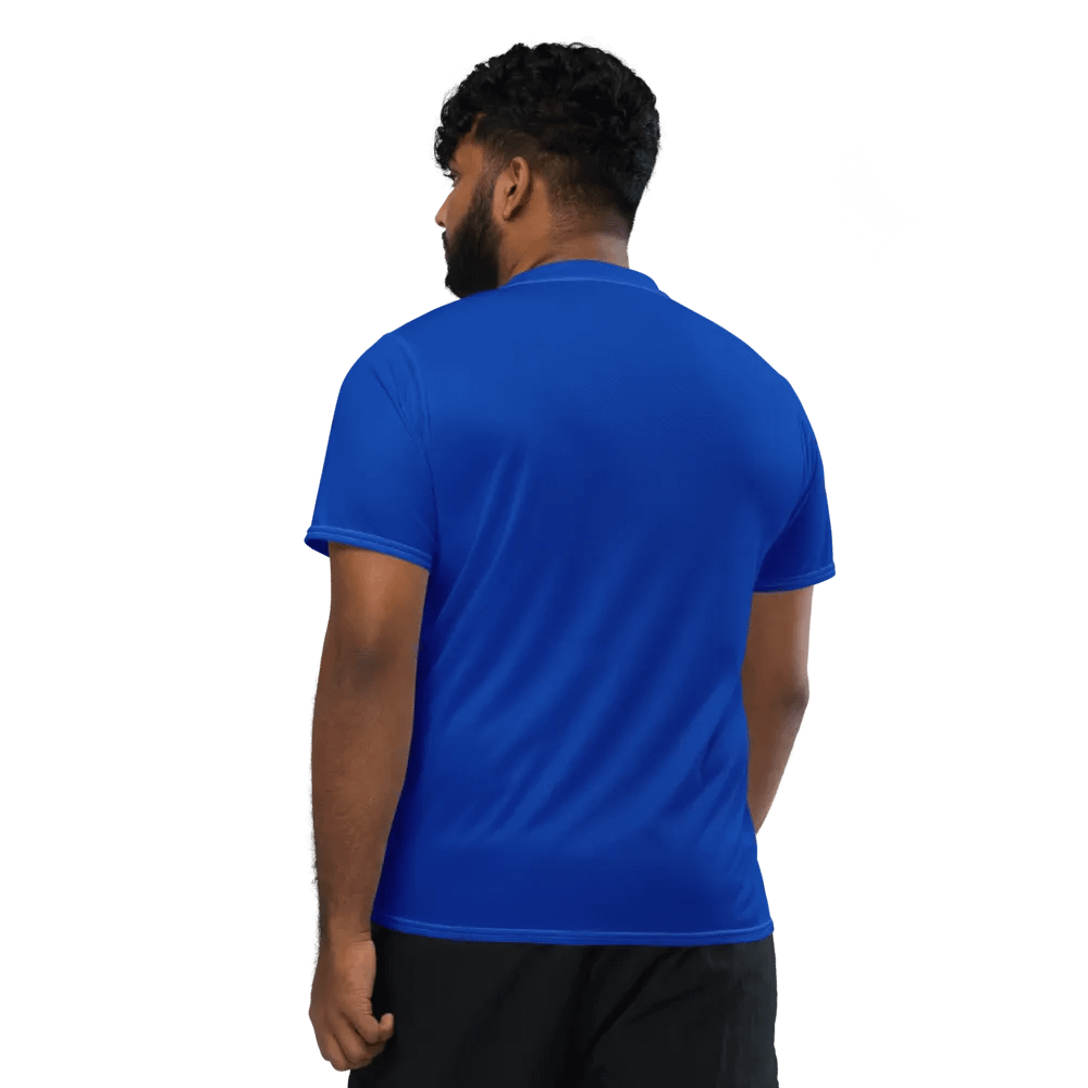 Absolute Blue Color Unisex Sports Jersey product image (2)