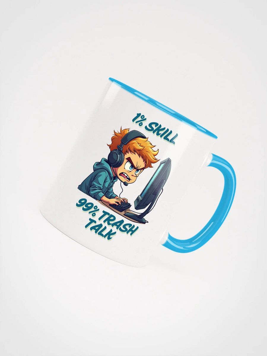 1% Skill, 99% Trash Talk Gamer Mug product image (52)