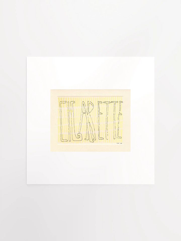 Cigarette panel card print product image (2)