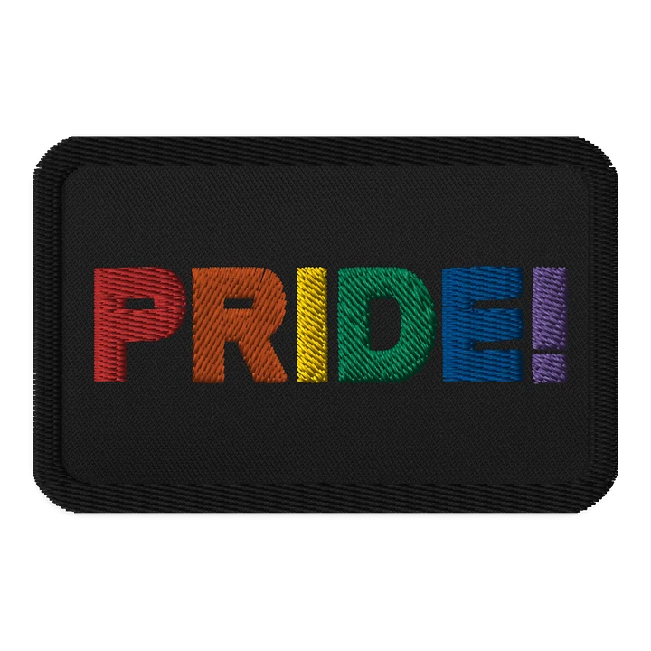 Rainbow Pride Embroidered Patch product image (1)