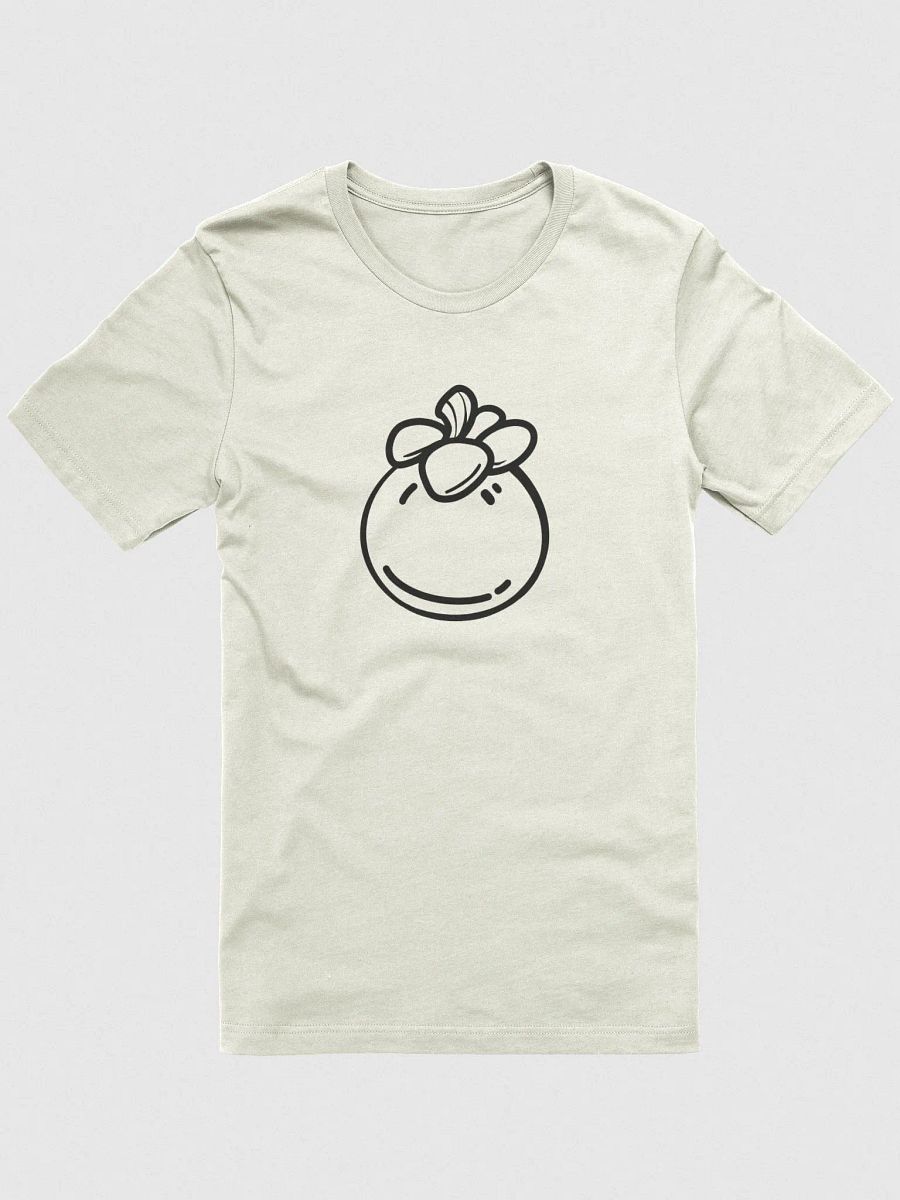 Mangosteen Fruit Shirt Black Outline Unisex Bella Canvas 3001 product image (1)