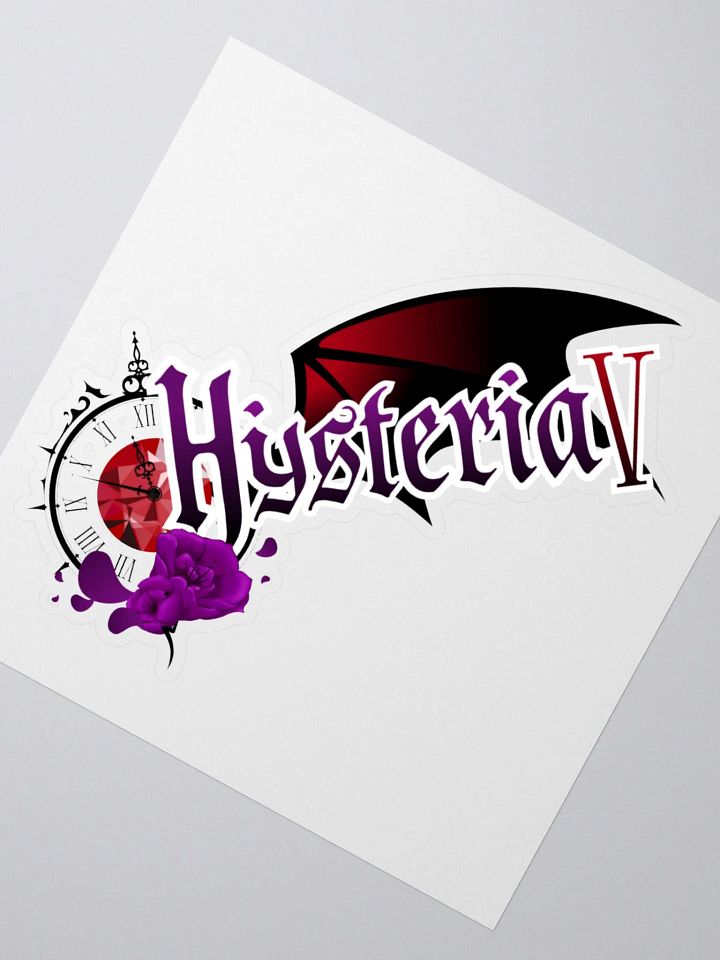 HysteriaV VTuber Logo Sticker product image (2)