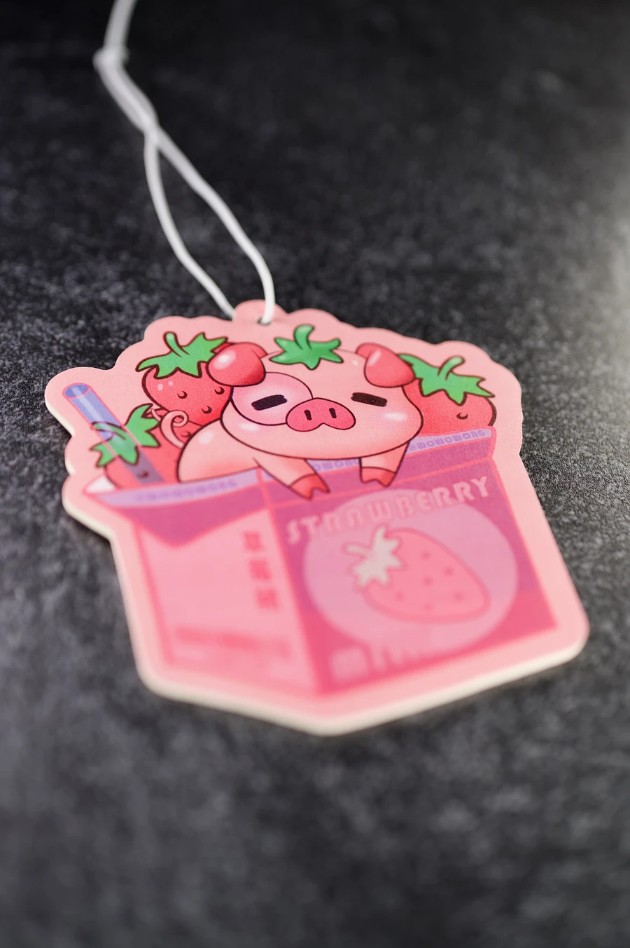 Air Freshener - Zodiac Drink - Strawberry Milk Pig product image (2)