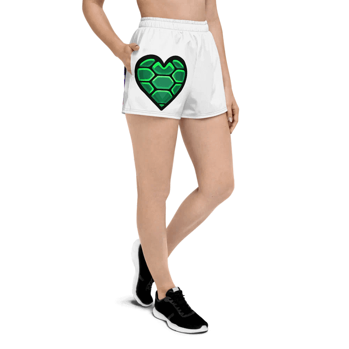 Turtle Heart/Hyper Bass Unisex Athletic Shorts product image (1)