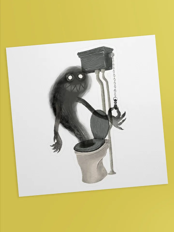 Bathroom Ghoul Sticker product image (2)