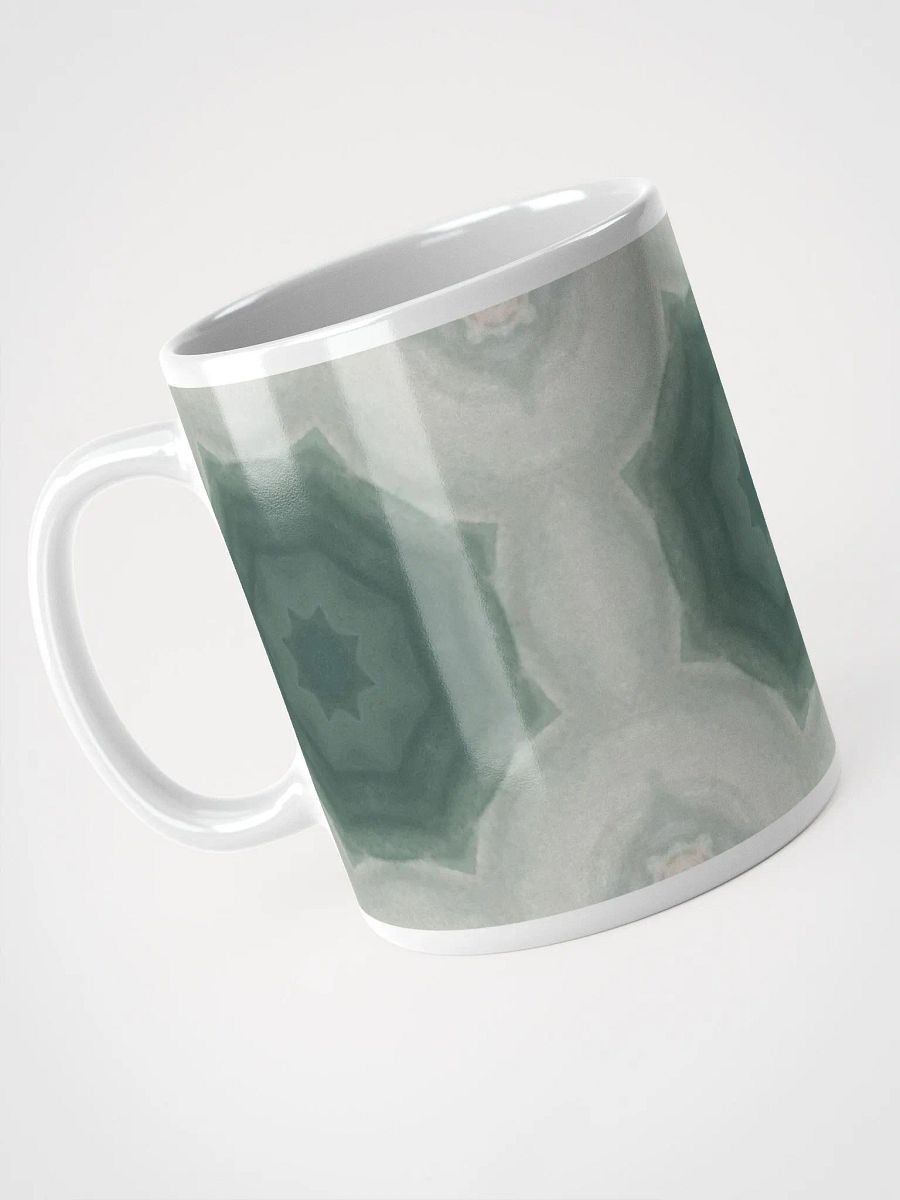Green and White Geometric Patterned Design product image (3)