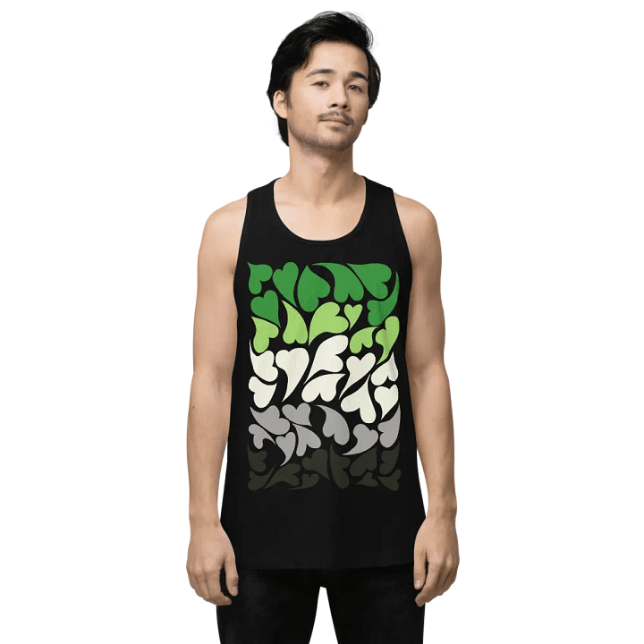 Nestled PRIDE Aromantic Tank Top product image (1)