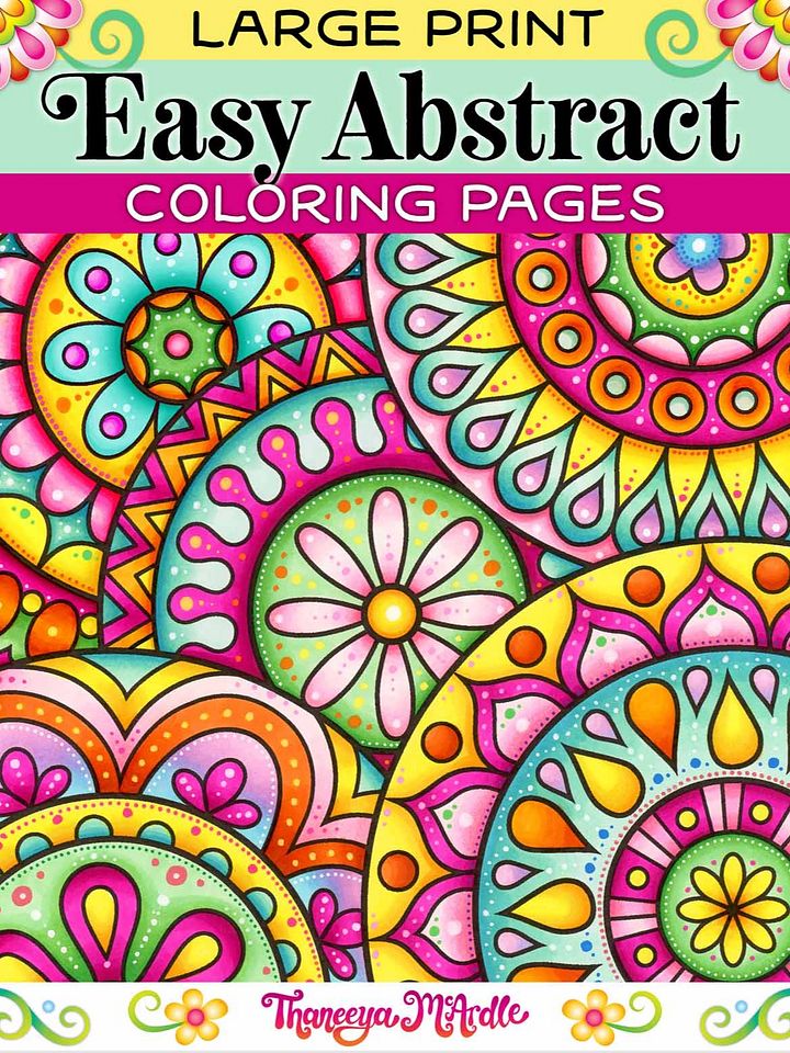 Easy Abstract Coloring Pages product image (1)