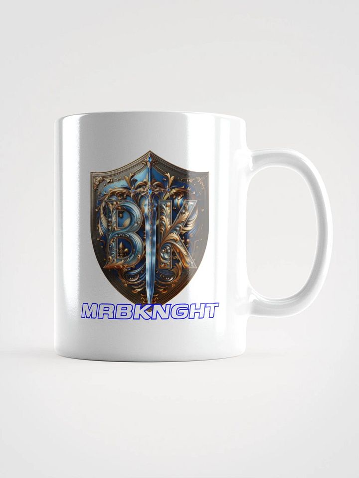 White MrBKnght Logo Mug product image (1)