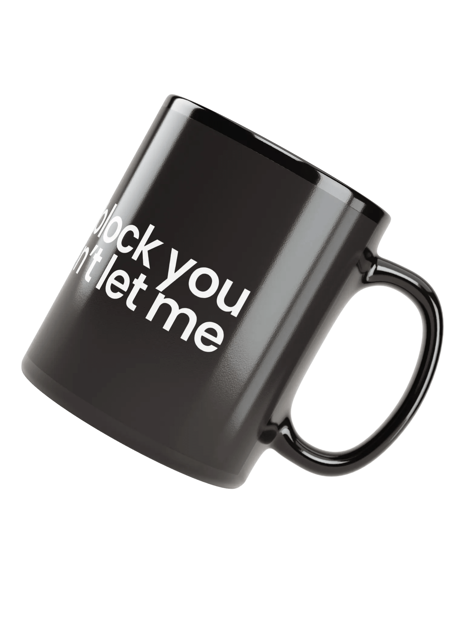 Blocked On X Mug - Black product image (5)