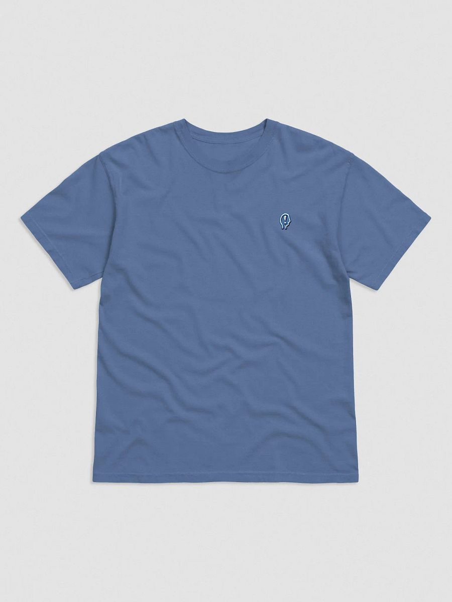 EXCLAIMING MENTALLY (L.C., lined royal) embroidered garment dyed tee product image (13)