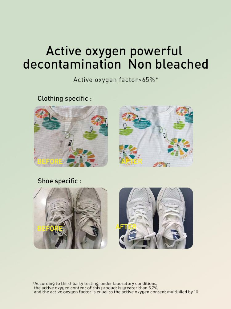 ACTIVE OXYGEN PURIFICATION EXPLOSIVE SALT Stain Removal and Whitening Odor Removal 600g product image (3)