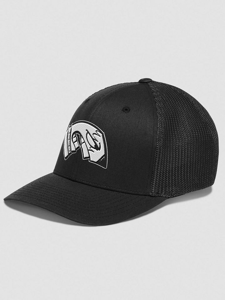 Pencil Bill Flexfit Mesh Back Trucker Hat product image (2)