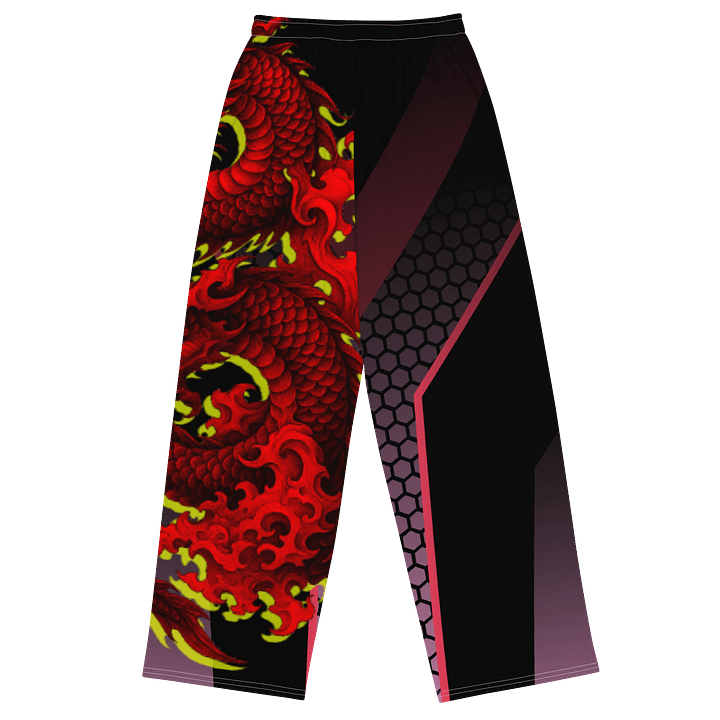 Dragon Blaze Unisex Wide-Leg Pants product image (2)