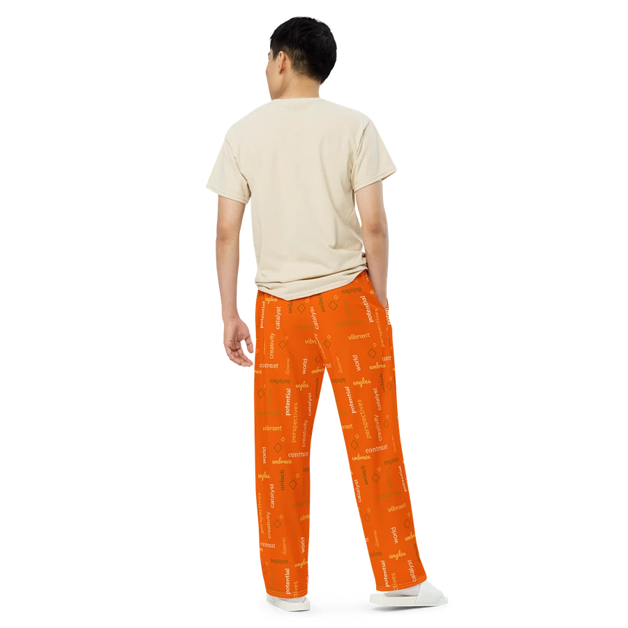 different perspectives orange PANTS product image (8)