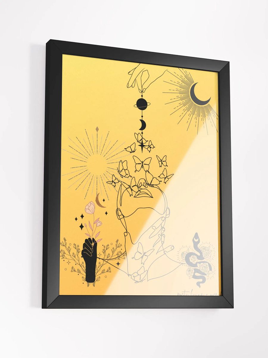east of a cold red sun - framed design product image (3)