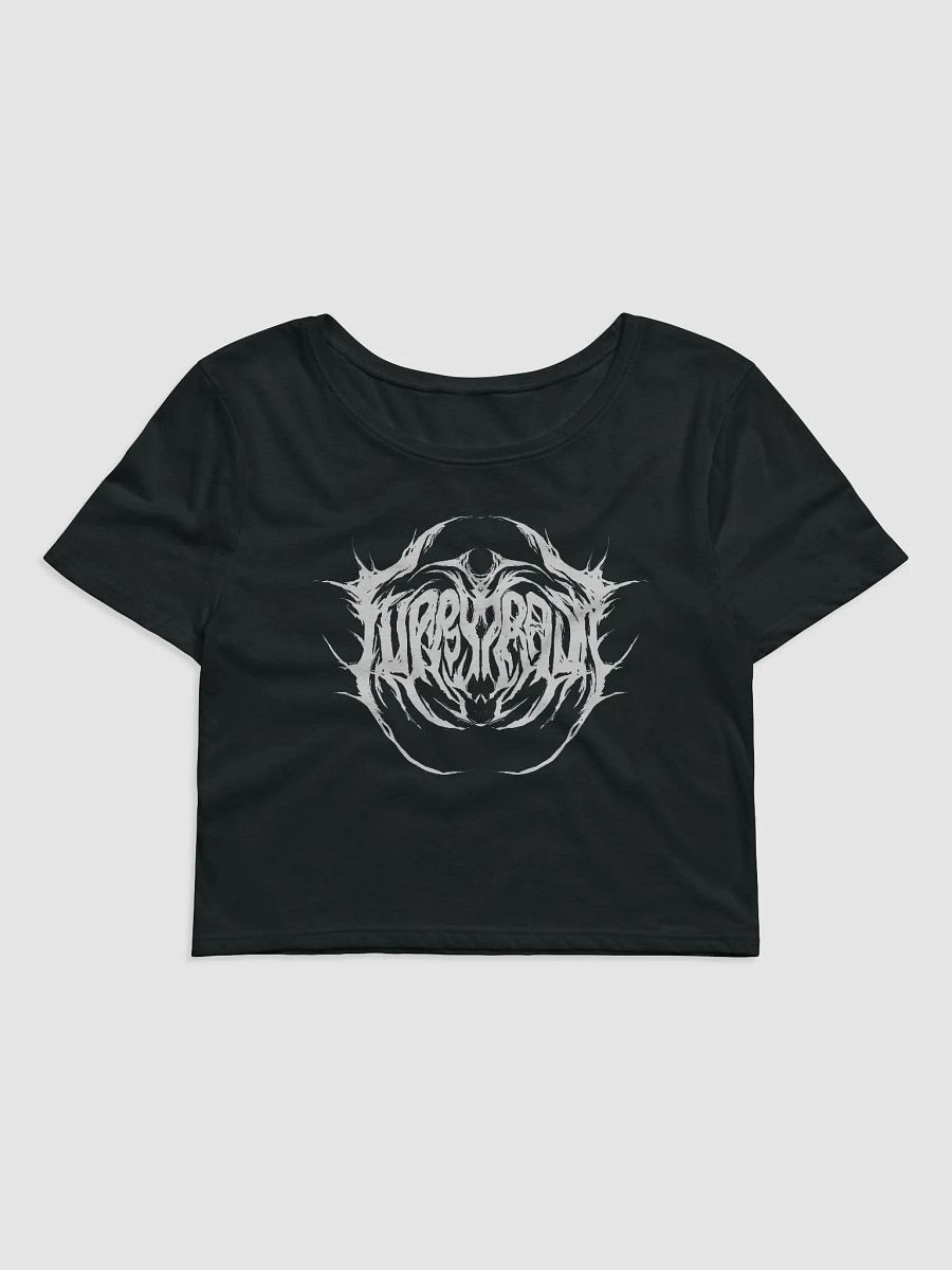 Furry Trash Metal Logo Crop Top product image (1)