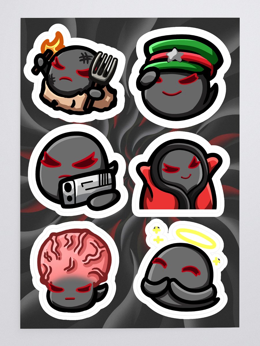 Emote Sticker Sheet 2 product image (2)
