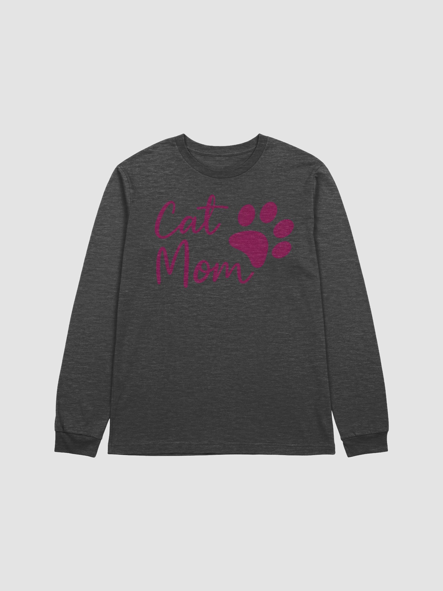 Best Cat Mom Ever Long Sleeve Tee | Cute Cat Owner Gift | Cozy Pet Mom Shirt product image (1)