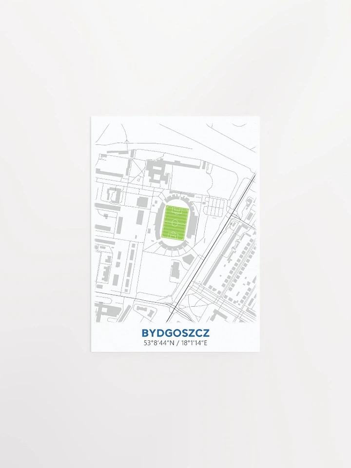 Zawisza Bydgoszcz Stadium Map Design Poster product image (2)