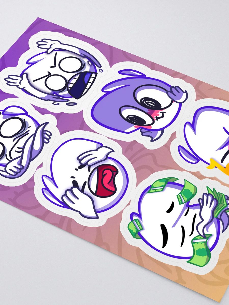 Invisoguy Emote Sticker Sheet #2 product image (2)