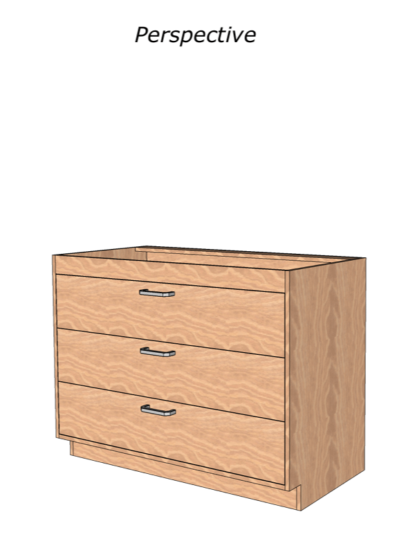 🔥 Workshop Base Cabinet (3-Drawer) — Premium Plans for Serious Storage product image (2)