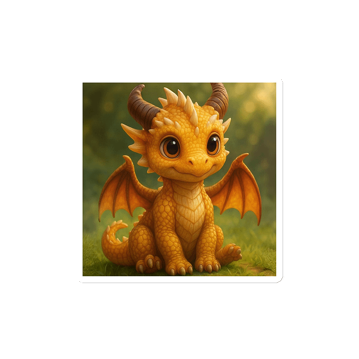 🧲 Glitter & Growl – Dragon Magnet by Lelonelilia 🔥🐉 product image (2)