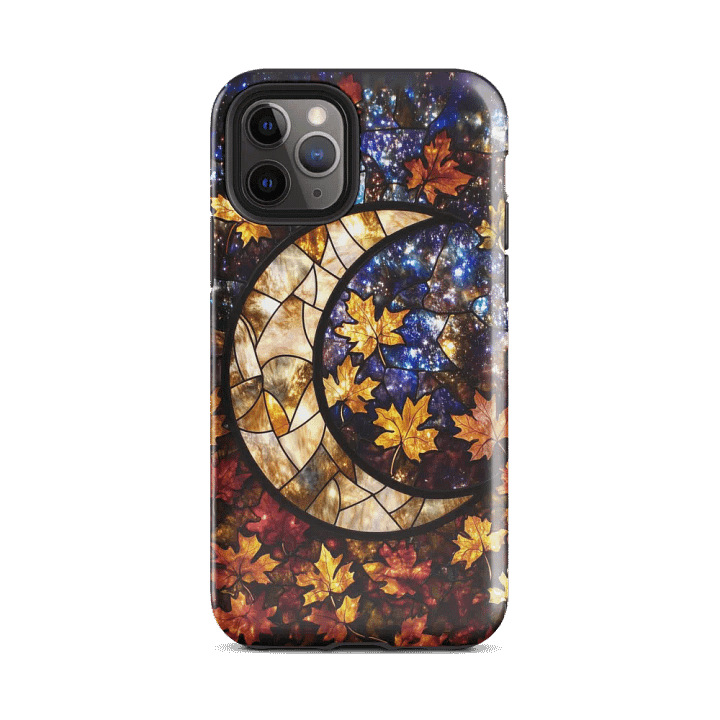 Fall Moon Stained Glass Effect - Tough Phone Case product image (2)