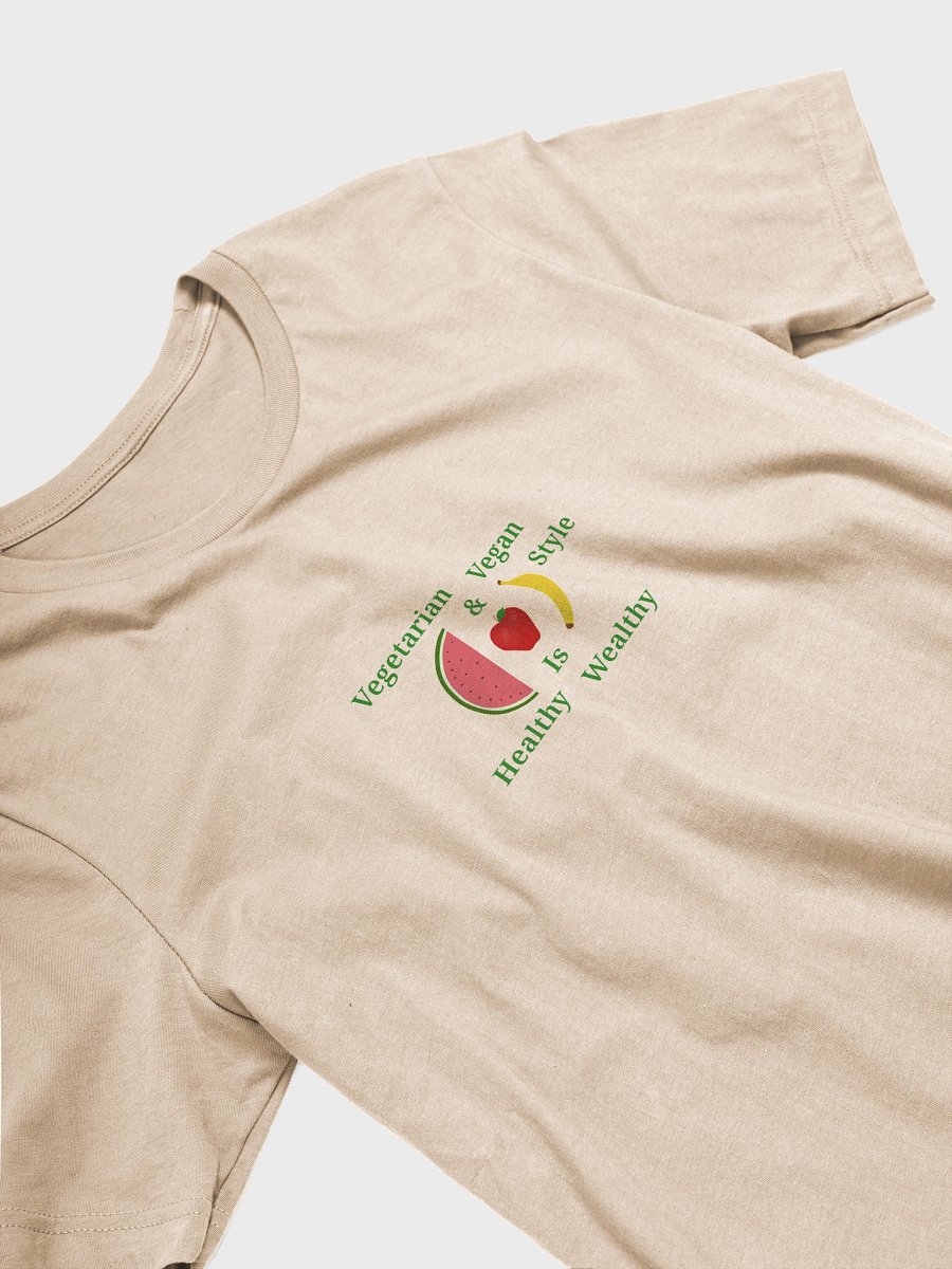 Healthy Wealthy Vegetarian T-Shirt product image (3)