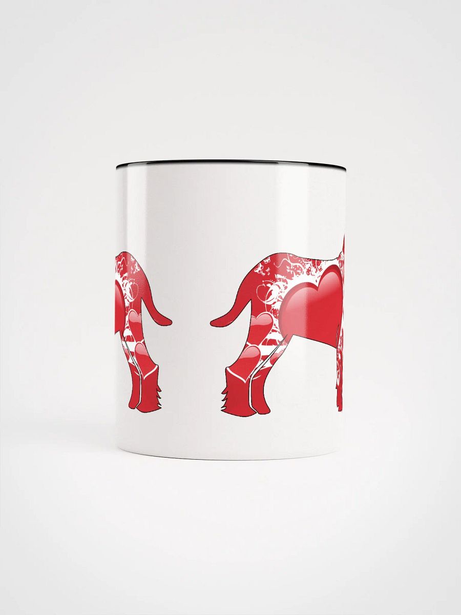Spinone Italiano filled with big red hearts mug product image (36)