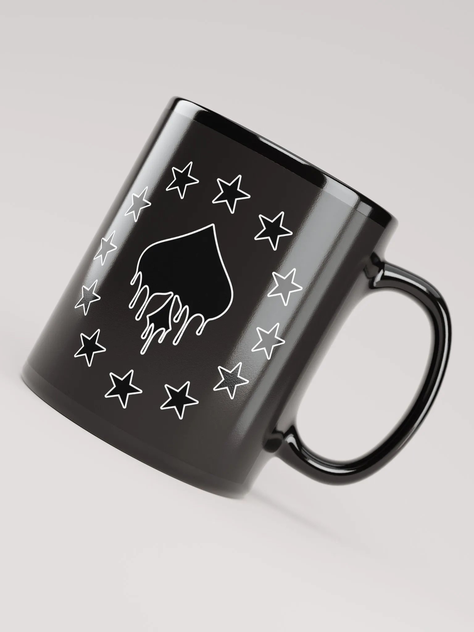 Stars And Spades Mug (Black) product image (4)