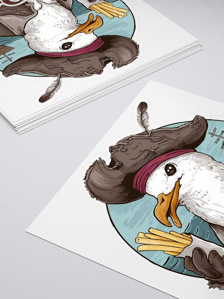 Fry Pirate Seagull Sticker product image (12)