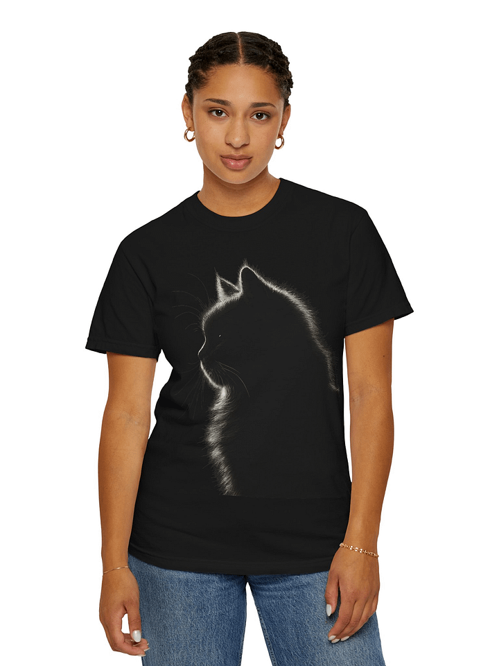 Whiskered Silhouette Cat Tee product image (2)