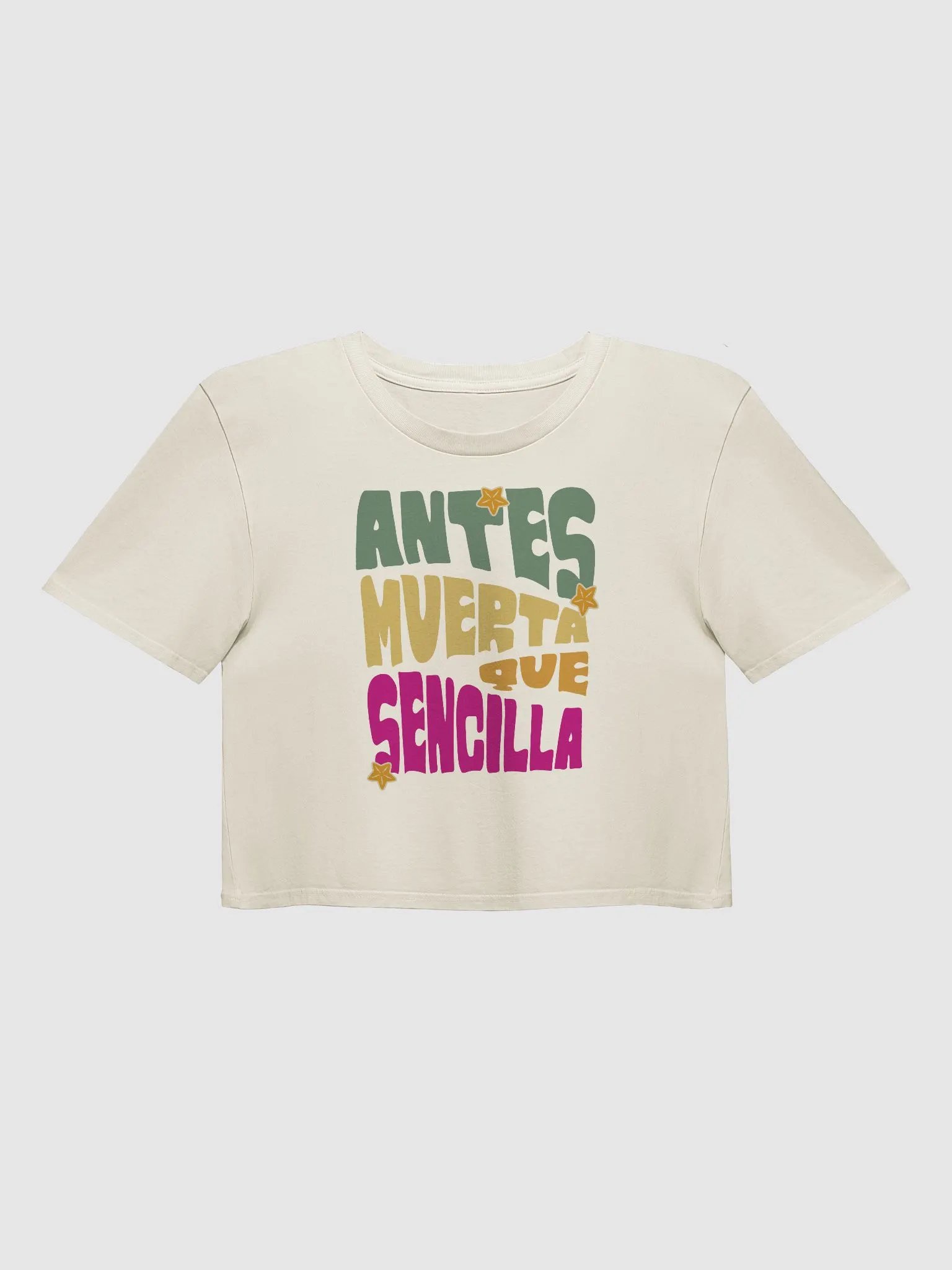 Antes Muerta Que Sencilla Crop Top product image (1)