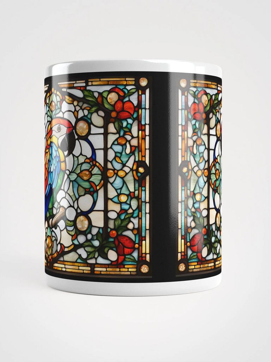 #001 - Scarlet Macaw Stained Glass Mug product image (10)