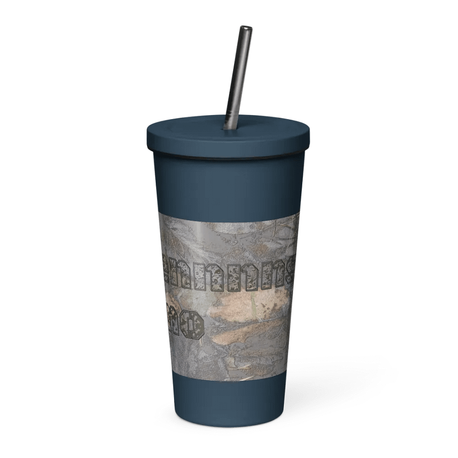 Insulated Tumbler with a Straw - MossyOak - It Happennnns Camo product image (3)