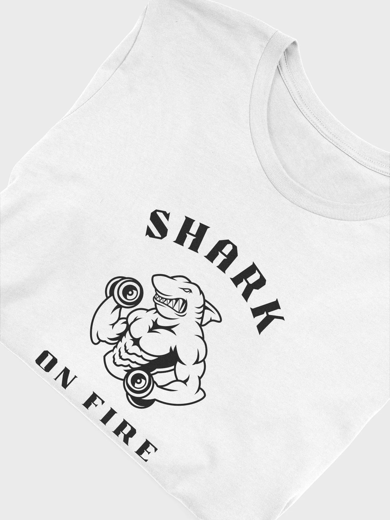 Shark on fire T-Shirt product image (3)