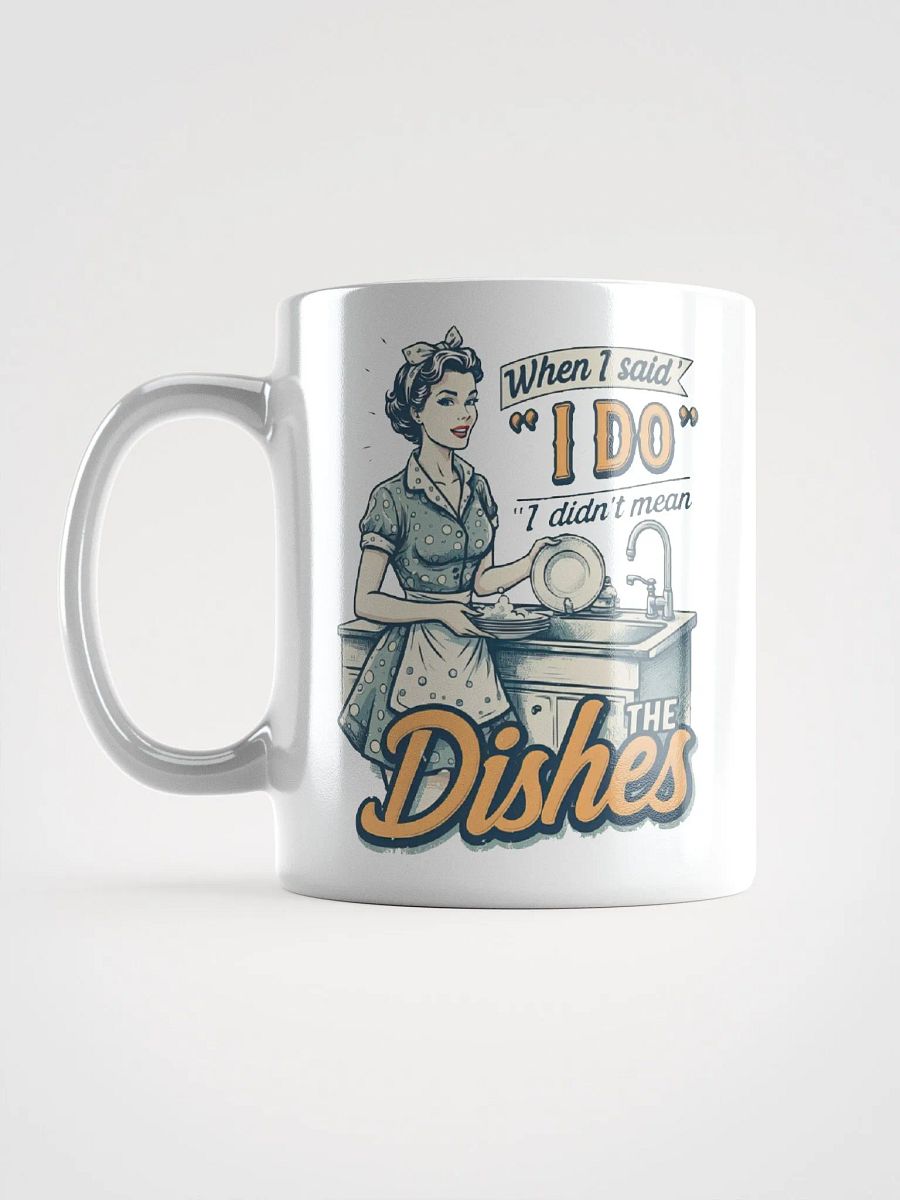 Vintage When I Said I Do White Glossy Mug product image (14)