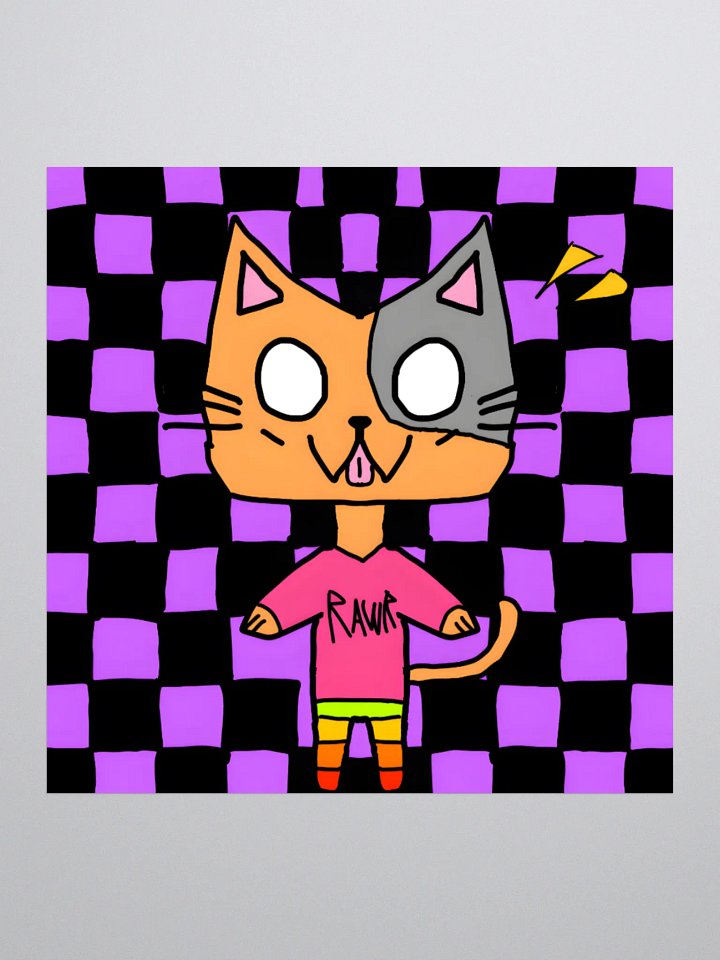 RAWR Cat Sticker product image (2)