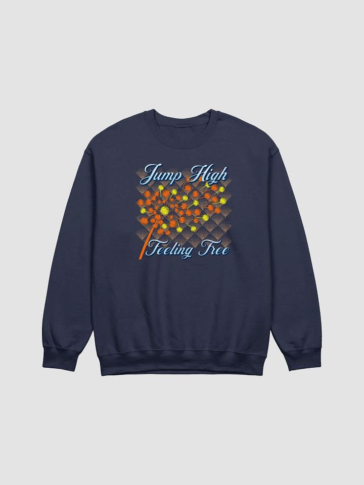 Dandelion Basketball Jump High Feeling Free Crewneck Sweatshirt product image (1)